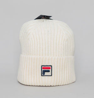 Fila Vintage Ricco Ribbed Watchman Beanie Gardenia