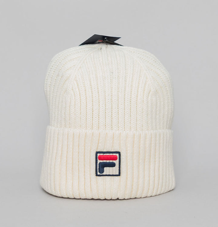 Fila Vintage Ricco Ribbed Watchman Beanie Gardenia