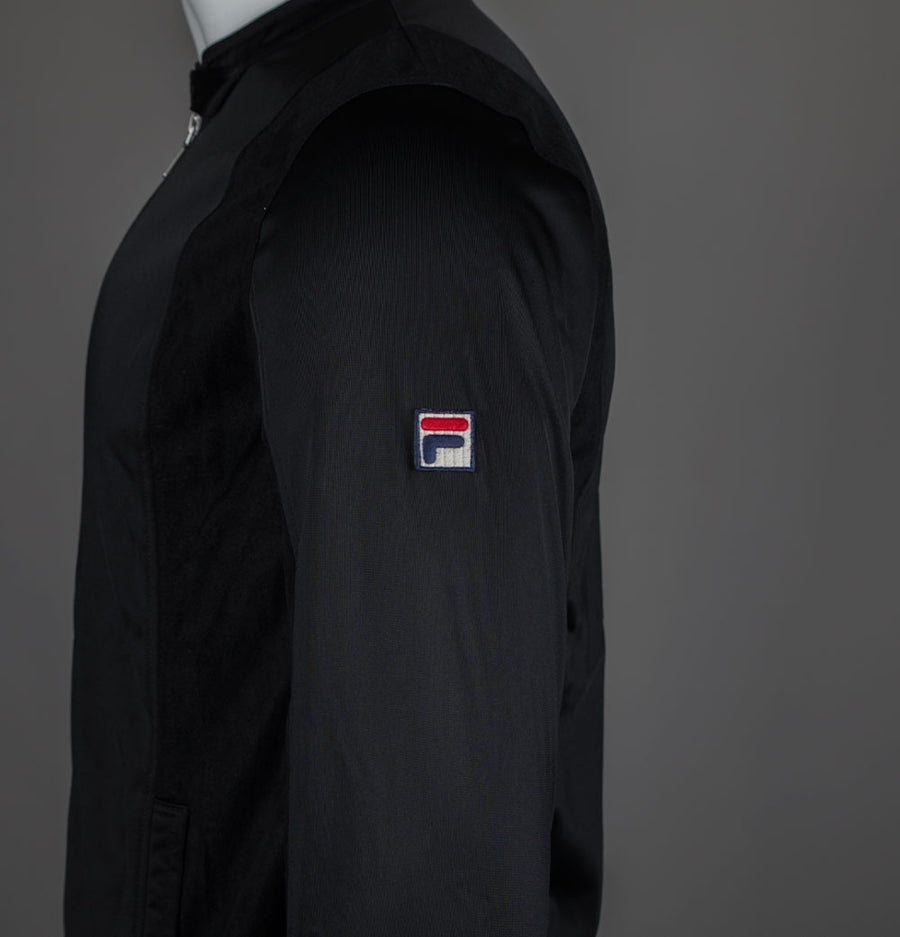 Fila Vintage Ricky Panel Track Jacket Black