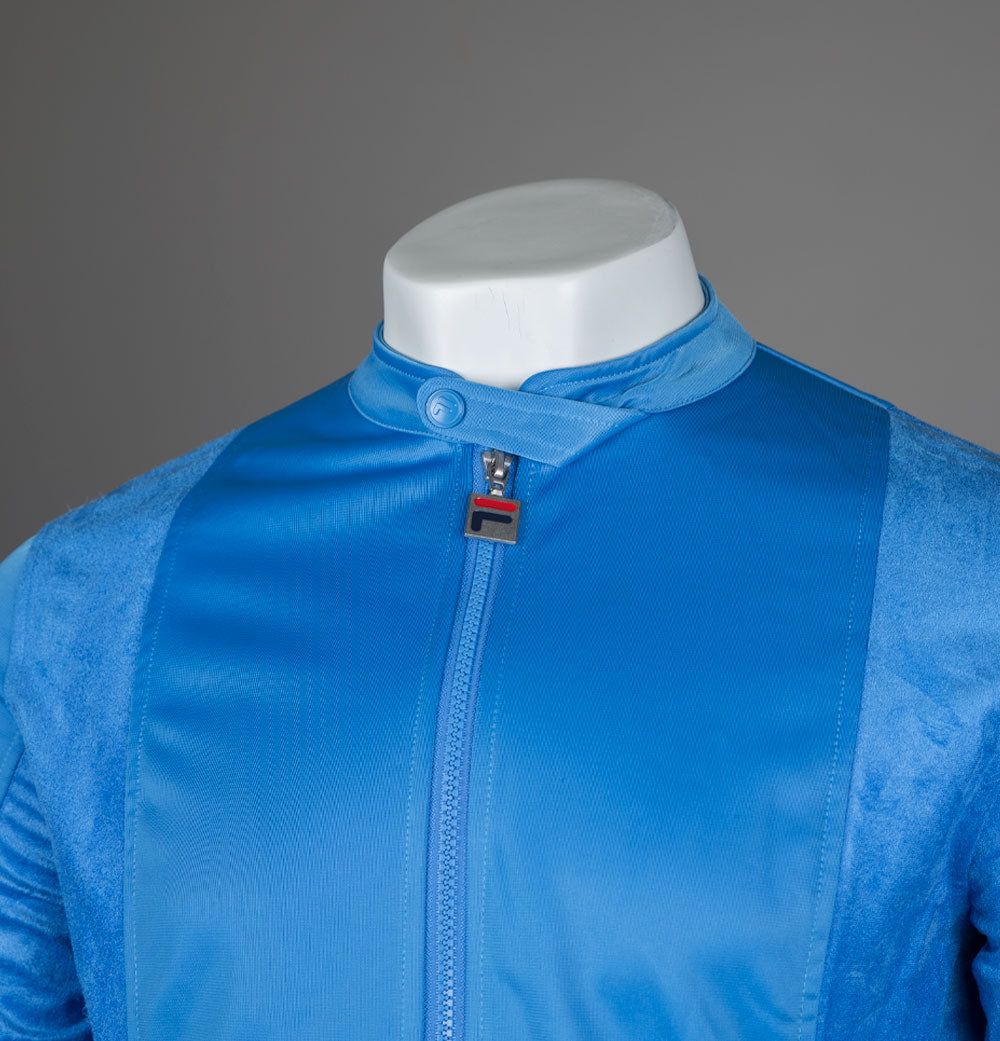 Fila Vintage Ricky Panel Track Jacket Regatta Blue