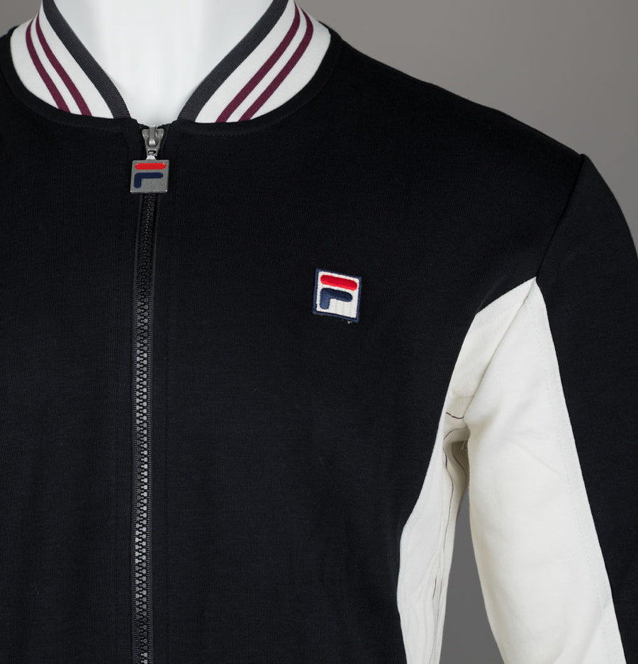 Fila Vintage Settanta Track Jacket Black/Gardenia/Fig/Charcoal
