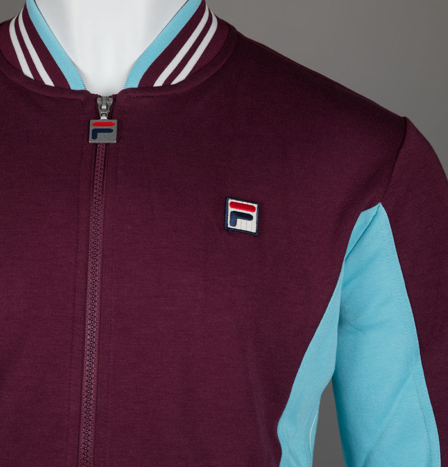 Fila Vintage Settanta Track Jacket Fig/Milky Blue/Gardenia