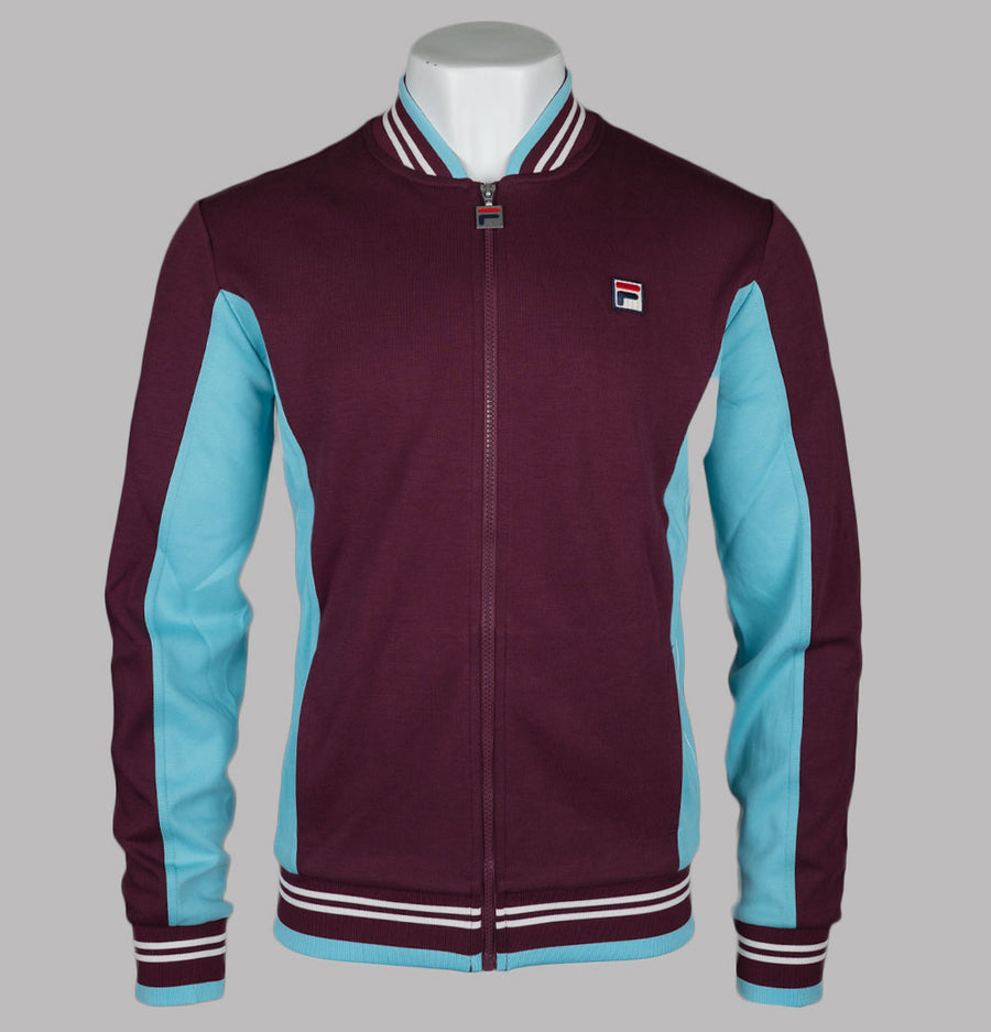 Fila Vintage Settanta Track Jacket Fig/Milky Blue/Gardenia