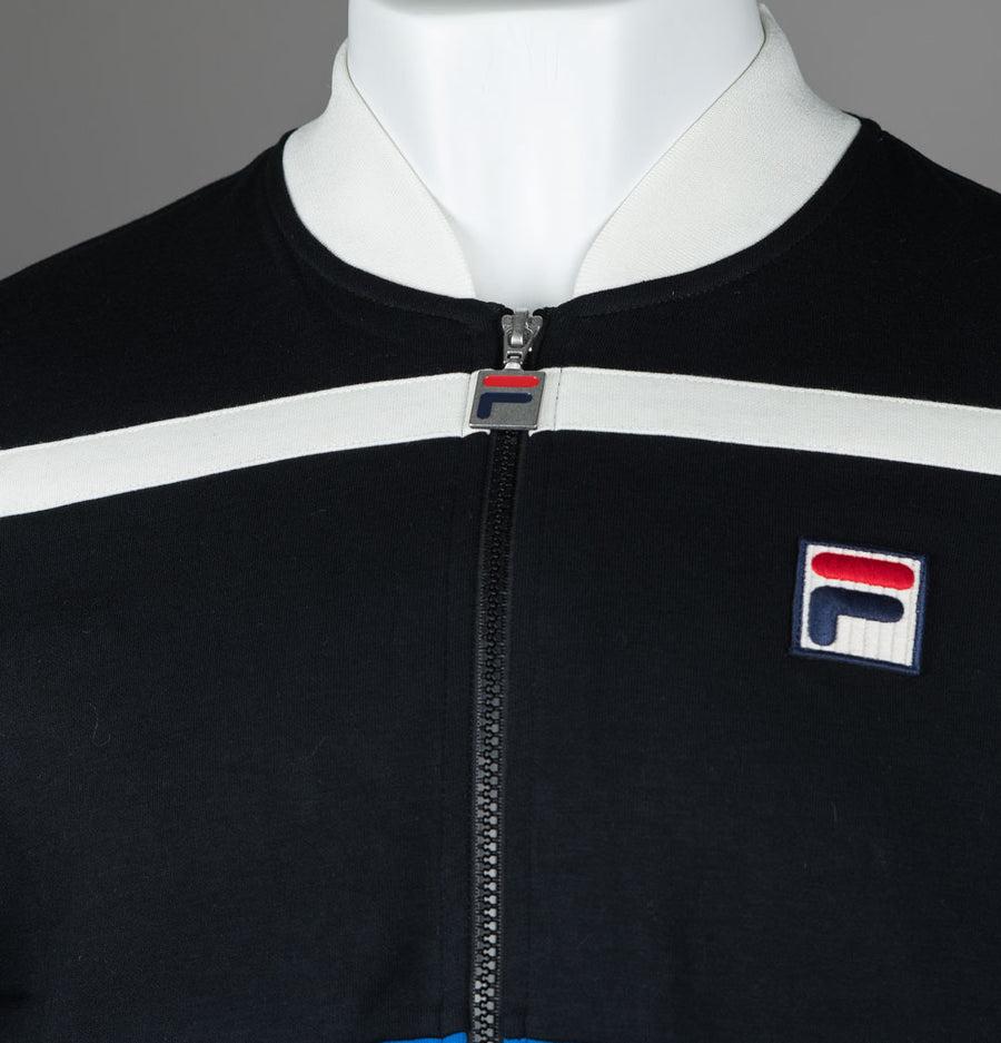 Fila Vintage Stefan Archive Track Top Black/Turkish Sea/Gardenia