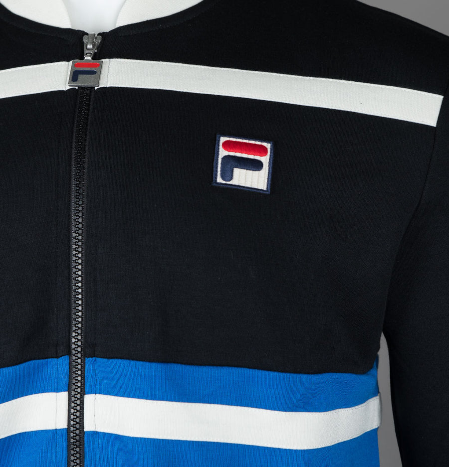 Fila Vintage Stefan Archive Track Top Black/Turkish Sea/Gardenia