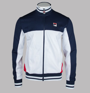 Fila Vintage Tiebreaker Funnel Neck Track Jacket Fila Navy/Fila Red/White