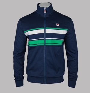 Fila Vintage Vinnie Track Jacket Fila Navy/Green/Gardenia