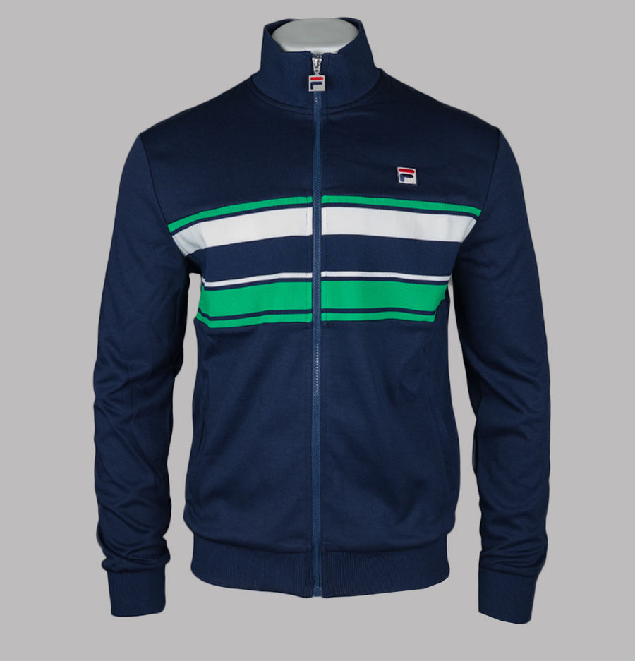 Fila Vintage Vinnie Track Jacket Fila Navy/Green/Gardenia