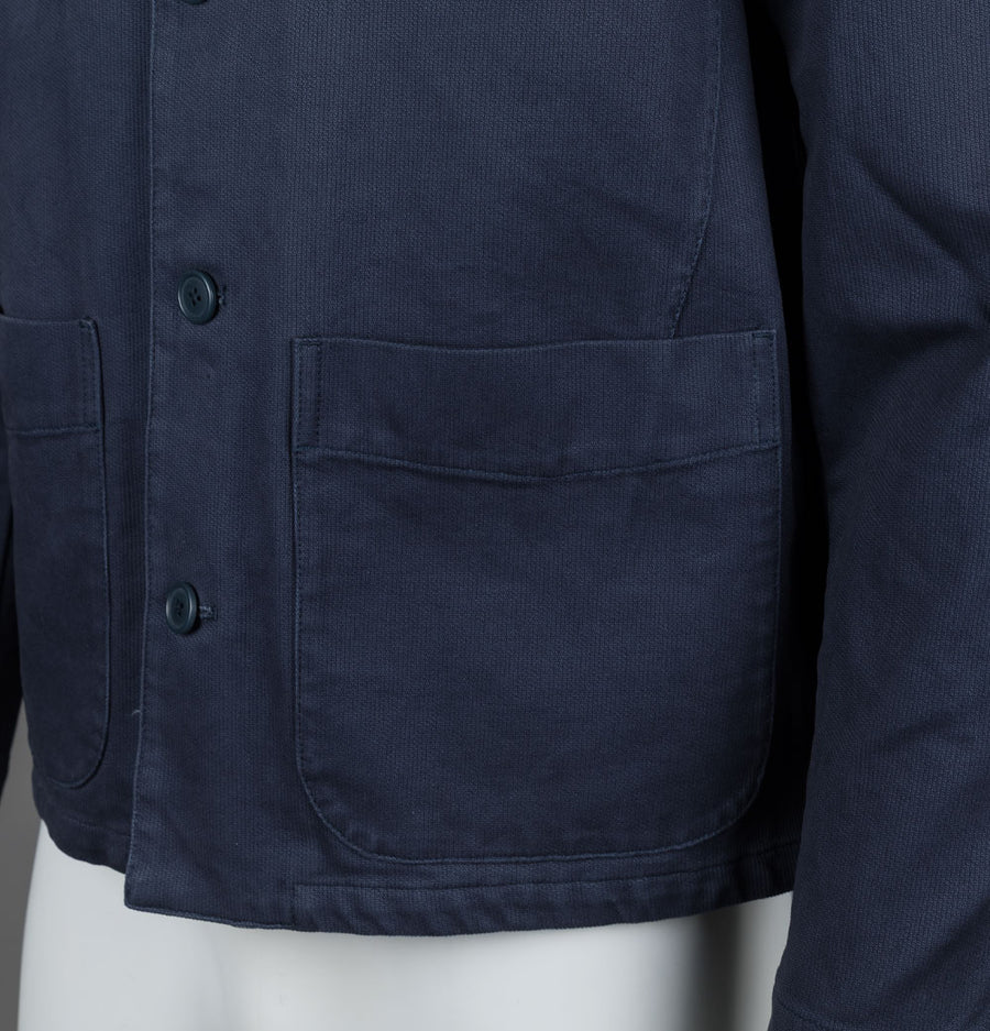 Fred Perry Bedford Cord Overshirt Dark Airforce