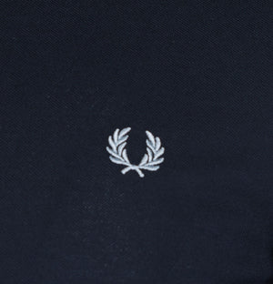 Fred Perry Bold Tipped Pique T-Shirt Navy