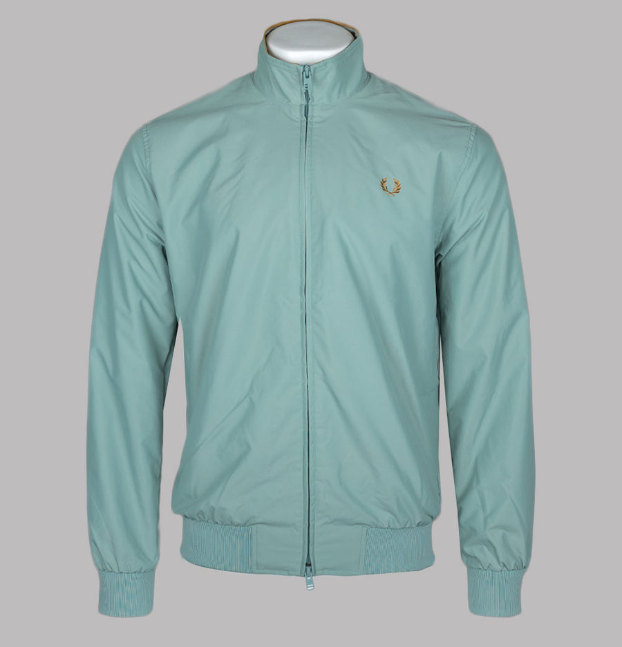 Fred Perry Brentham Jacket Silver Blue