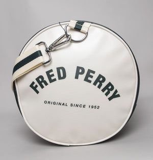 Fred Perry Classic Barrel Bag Night Green/Ecru