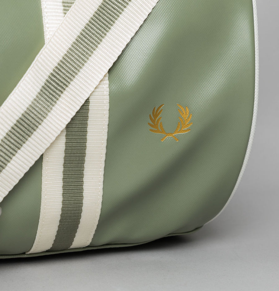 Fred Perry Classic Barrel Bag Olive Mint