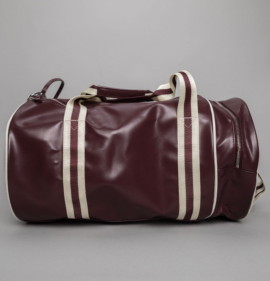 Fred Perry Classic Barrel Bag Oxblood/Ecru