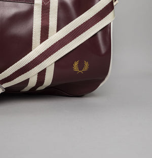 Fred Perry Classic Barrel Bag Oxblood/Ecru