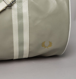 Fred Perry Classic Barrel Bag Warm Grey/Ecru