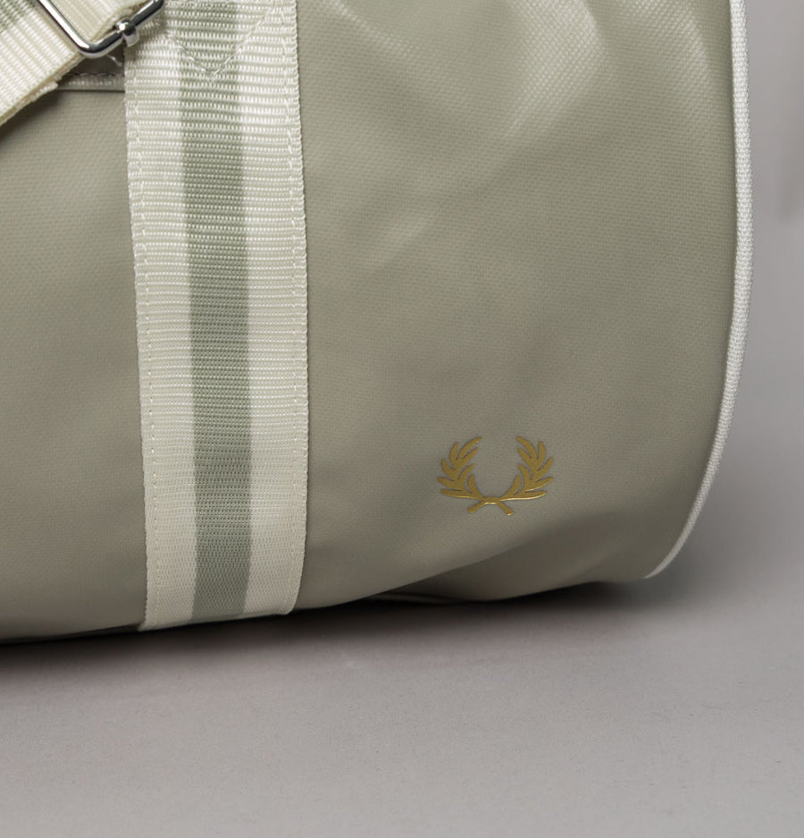 Fred Perry Classic Barrel Bag Warm Grey/Ecru