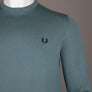 Fred Perry Classic Crew Neck Jumper Stockport Blue