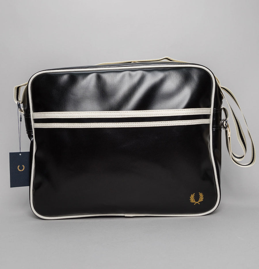 Fred Perry Classic Shoulder Bag Black/Ecru