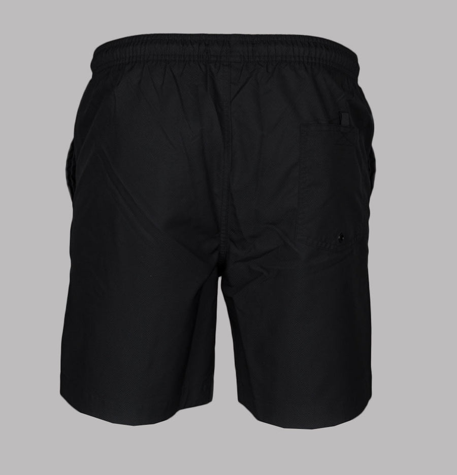 Fred Perry Classic Swim Shorts Black/Court Green