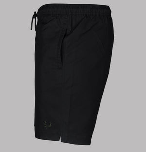 Fred Perry Classic Swim Shorts Black/Court Green