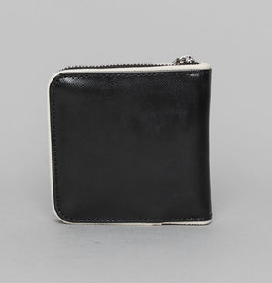 Fred Perry Classic Zip Around Wallet Black/Ecru