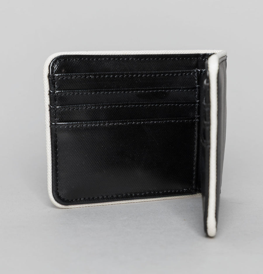 Fred Perry Coated Billfold Wallet Black/Ecru