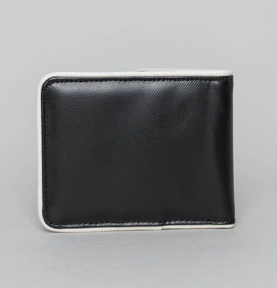 Fred Perry Coated Billfold Wallet Black/Ecru