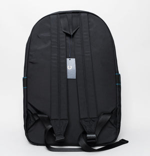 Fred Perry Contrast Tape Backpack Black/Petrol Blue