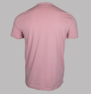Fred Perry Contrast Tape Ringer T-Shirt Chalky Pink/Black