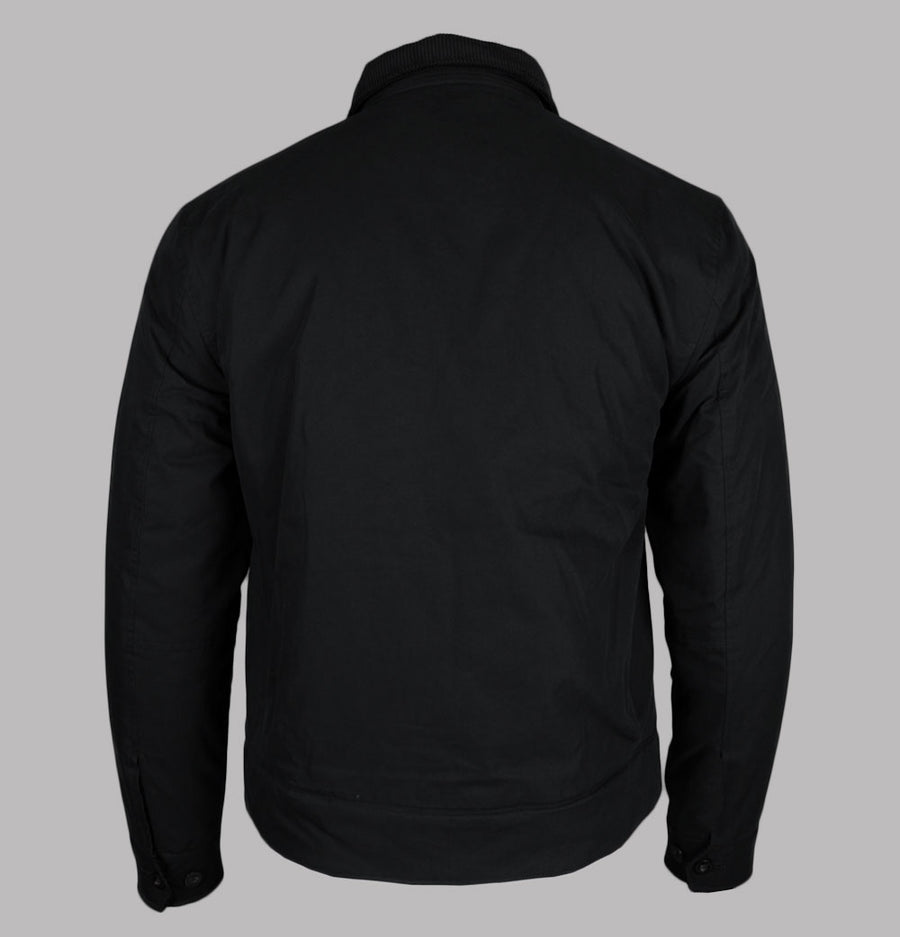 Fred Perry Cotton Caban Jacket Black
