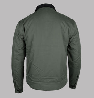 Fred Perry Cotton Caban Jacket Laurel Wreath Green