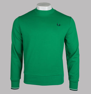 Fred Perry Crew Neck Sweatshirt Fred Perry Green