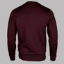 Fred Perry Crew Neck Sweatshirt Oxblood/Ecru/Court Blue