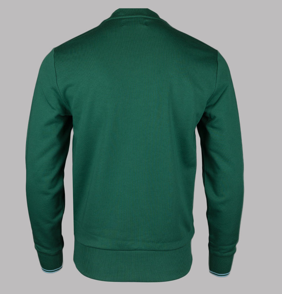 Fred Perry Crew Neck Sweatshirt Sport Green/Track Blue