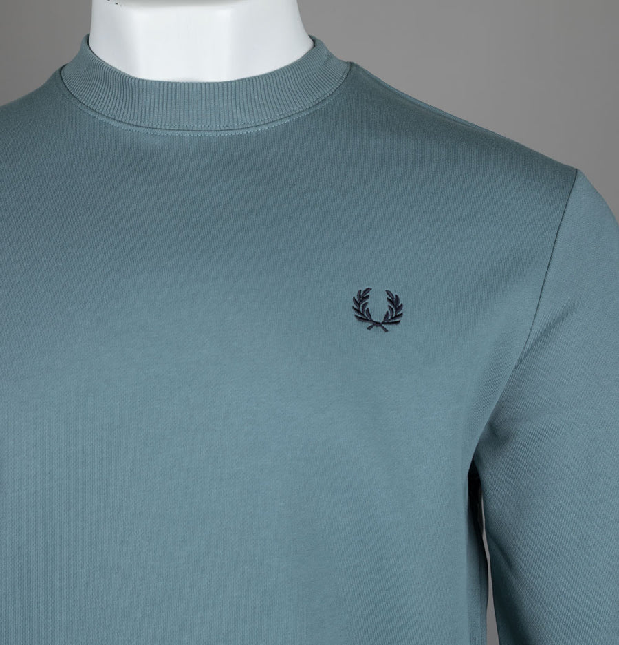 Fred Perry Crew Neck Sweatshirt Stockport Blue/Navy