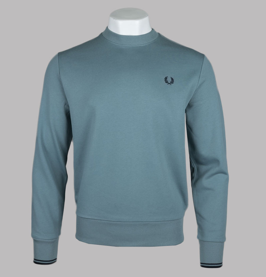 Fred Perry Crew Neck Sweatshirt Stockport Blue/Navy