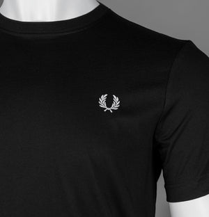 Fred Perry Crew Neck T-Shirt Black