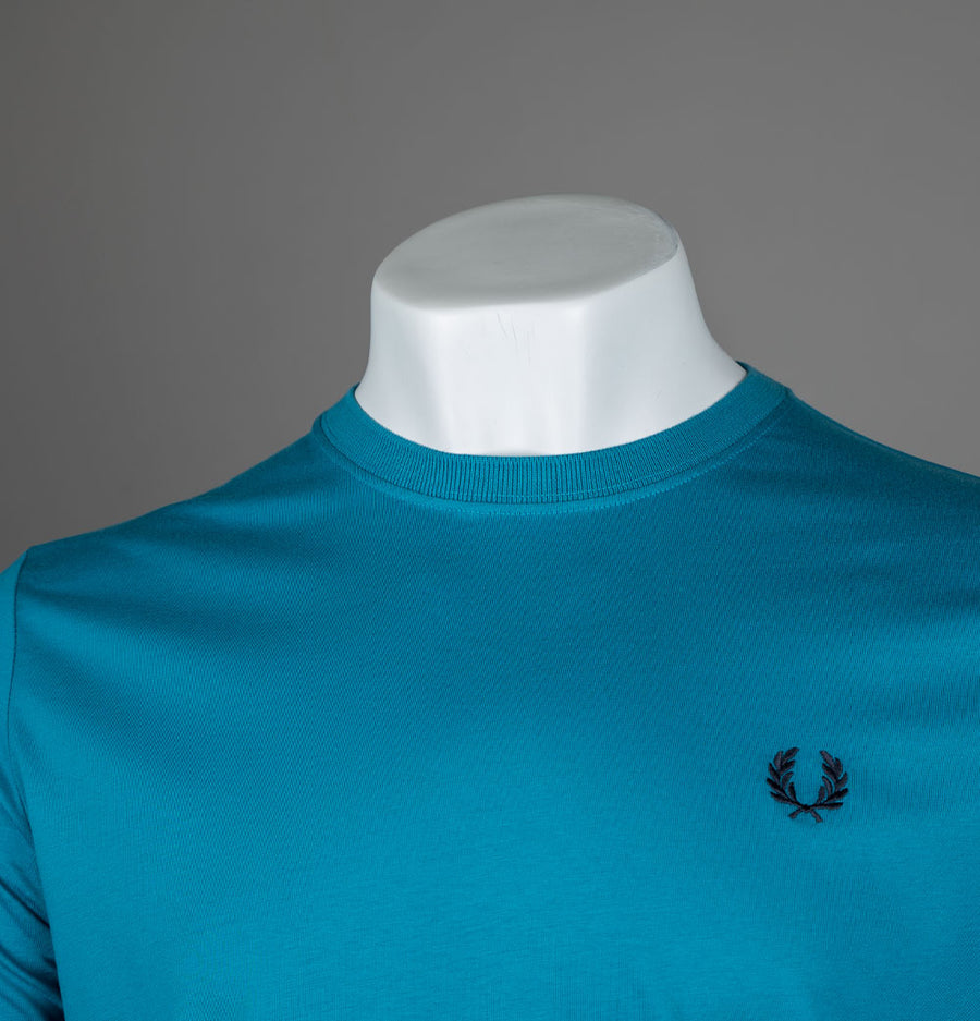 Fred Perry Crew Neck T-Shirt Ocean/Navy