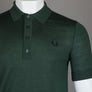 Fred Perry Fine Knit Shirt Court Green