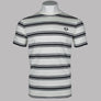 Fred Perry Fine Stripe T-Shirt Ecru