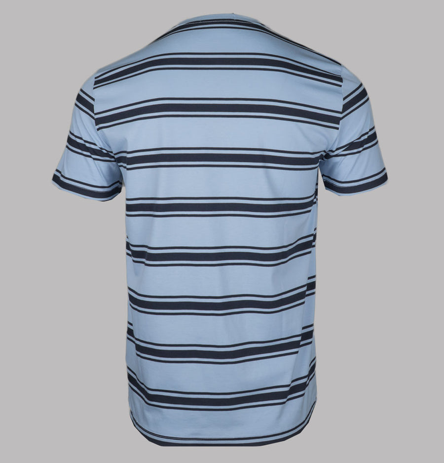 Fred Perry Fine Stripe T-Shirt Light Smoke