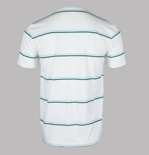 Fred Perry Fine Stripe T-Shirt Snow White