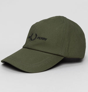 Fred Perry Graphic Branded Twill Cap Uniform Green/Black