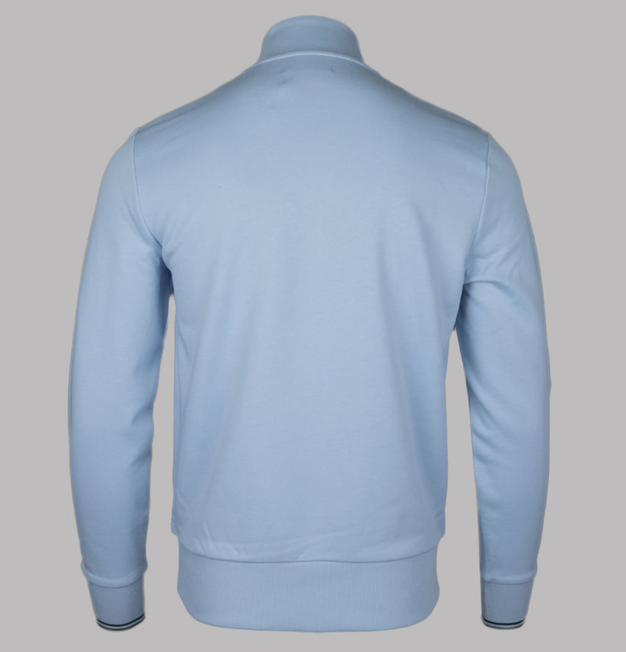 Fred Perry Half Zip Sweatshirt Light Smoke