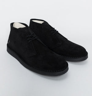 Fred Perry Hawley Suede Boots Black