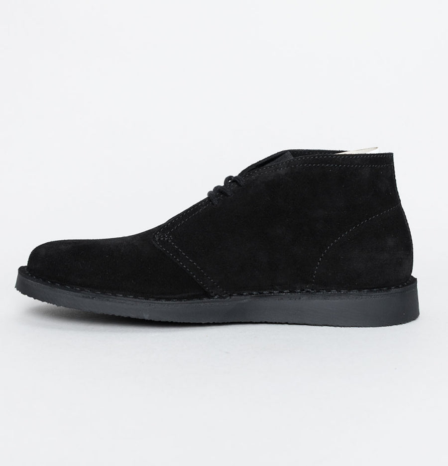Fred Perry Hawley Suede Boots Black