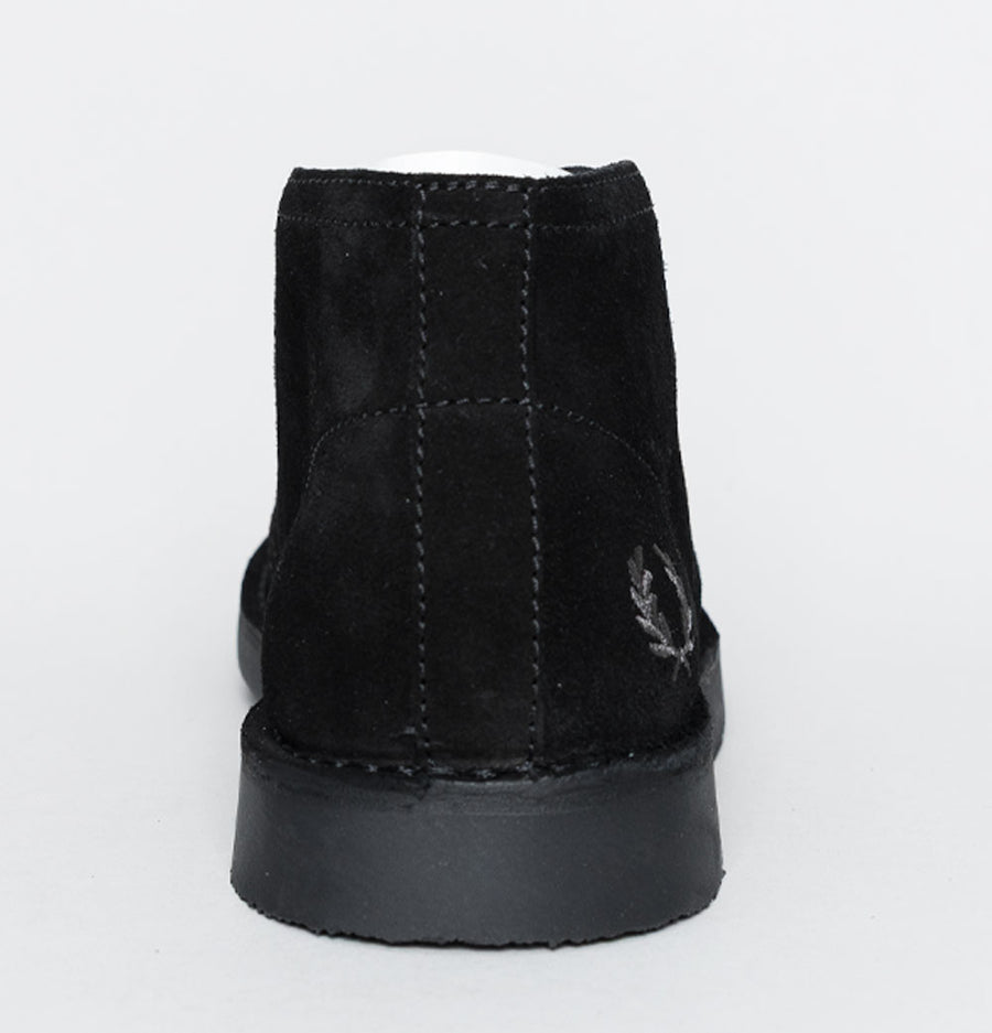Fred Perry Hawley Suede Boots Black