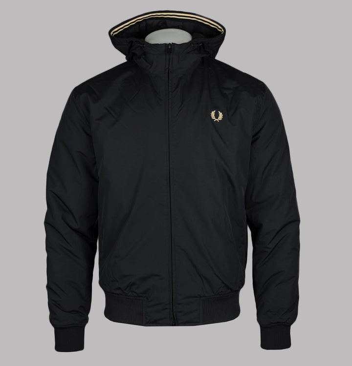 Fred Perry Hooded Brentham Jacket Black