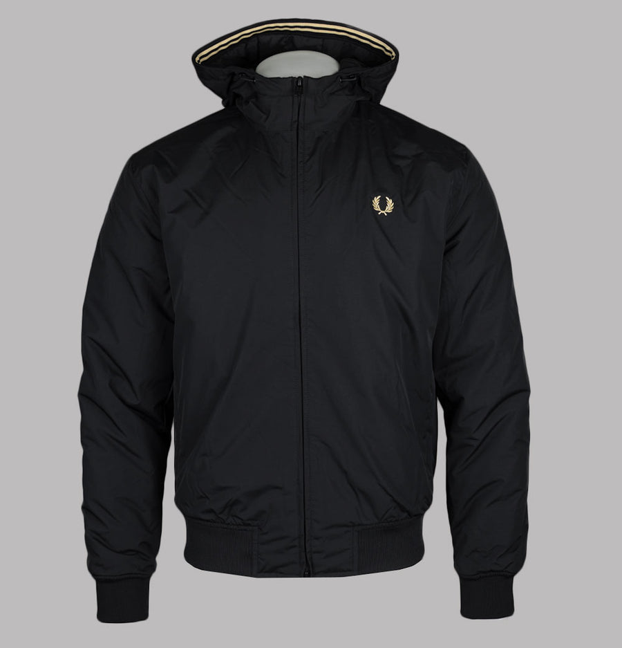 Fred Perry Hooded Brentham Jacket Black